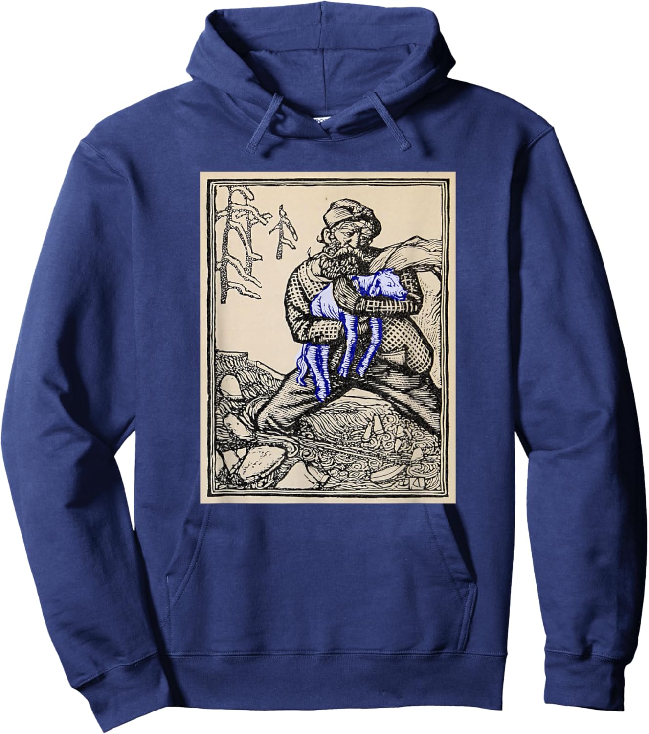 Babe The Blue Ox Hoodie - Hoodie | Navy
