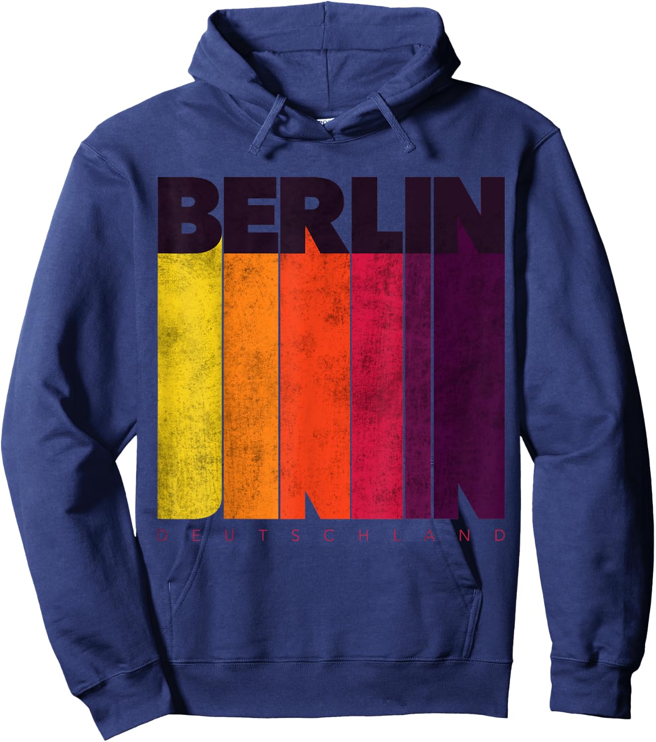 Cool Berlin shirts, I Love Berlin Deutschland, Berlin Hoodie - Hoodie | Navy