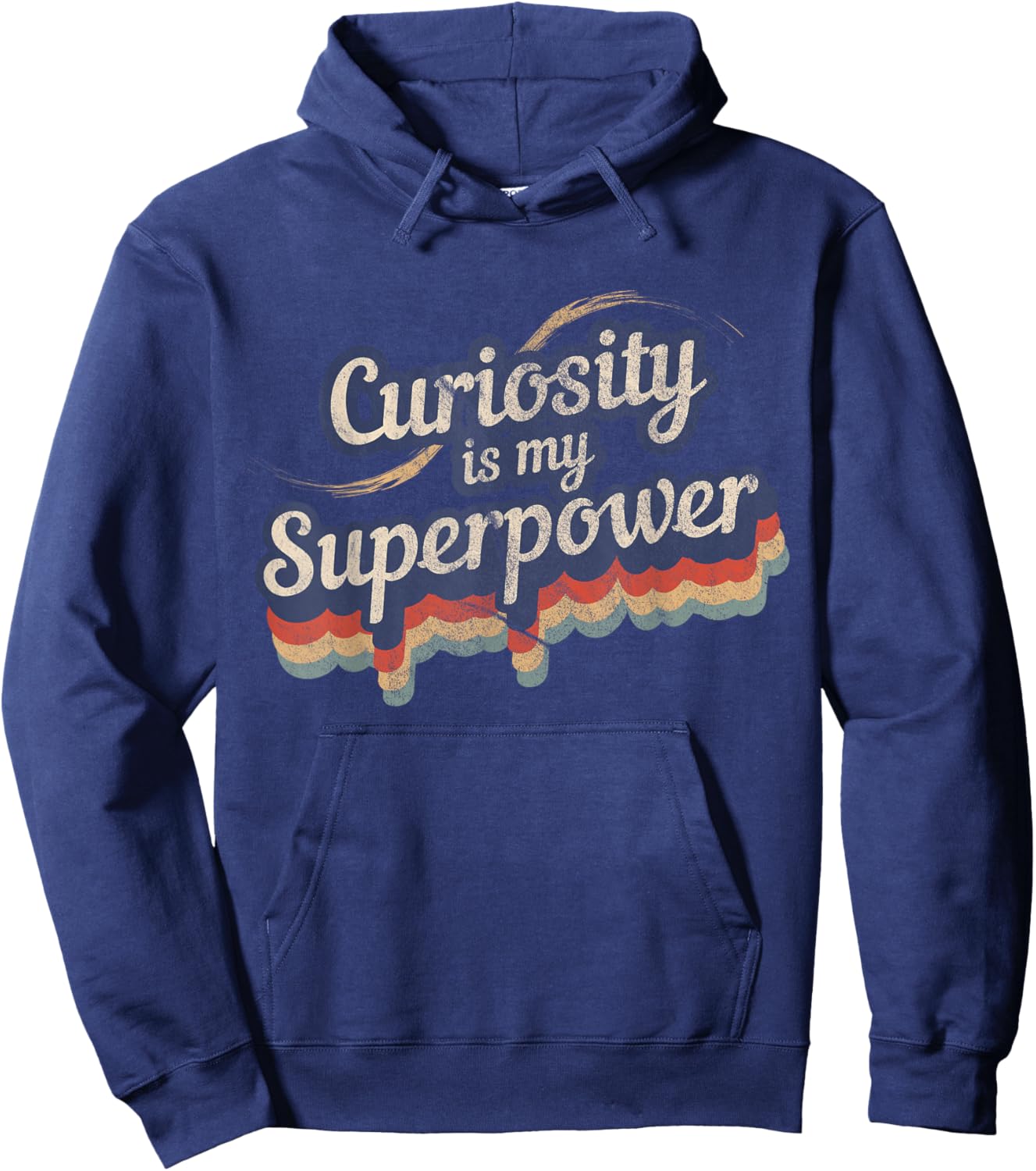 Curiosity Is My Superpower Design Curiosity Hoodie - Hoodie | Navy