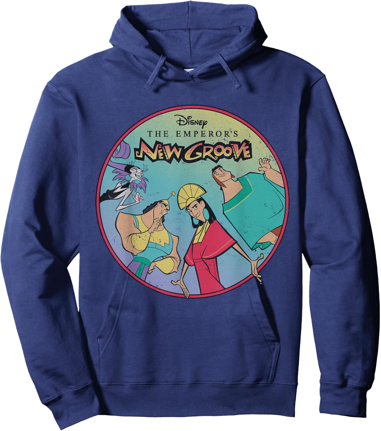 Disney The Emperors New Groove Characters Hoodie - Hoodie | Navy