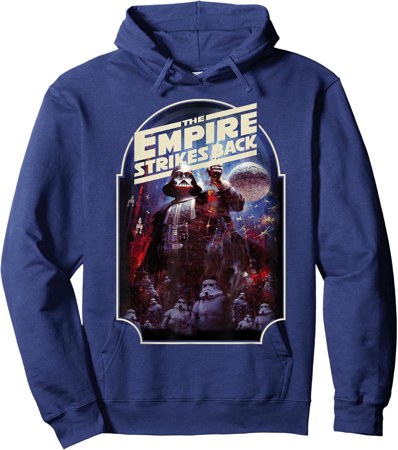 Star Wars The Empire Strikes Back Vintage Poster Hoodie - Hoodie | Navy