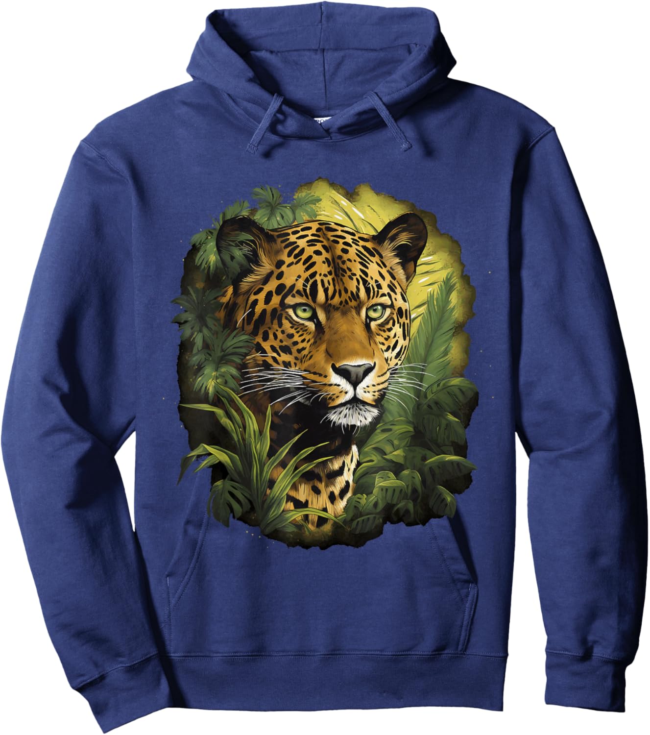 Jaguar Big Cat Lover Print Graphic Design Men Women Kids Hoodie - Hoodie | Navy