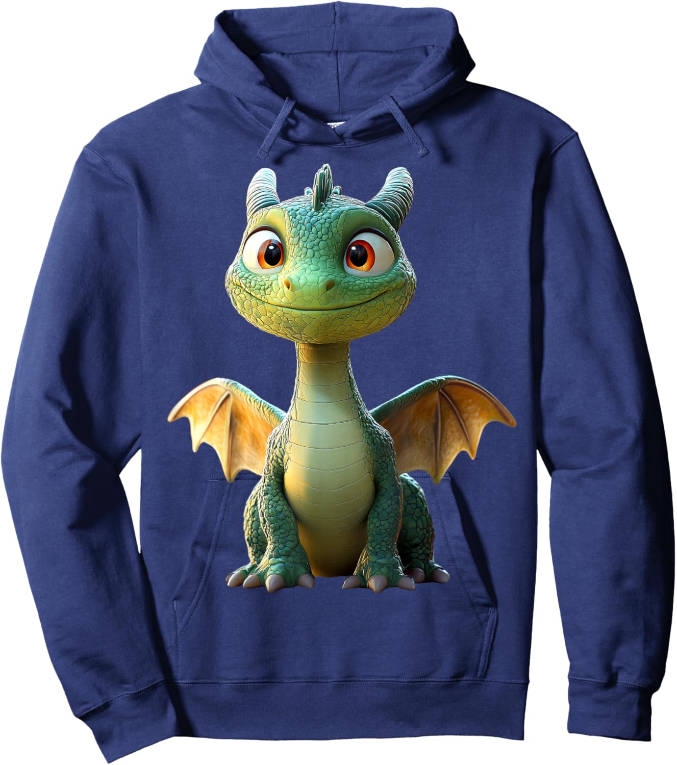 Drache Kleiner Grüner Baby Drache Dragon Süße Drachen Hoodie - Hoodie | Navy