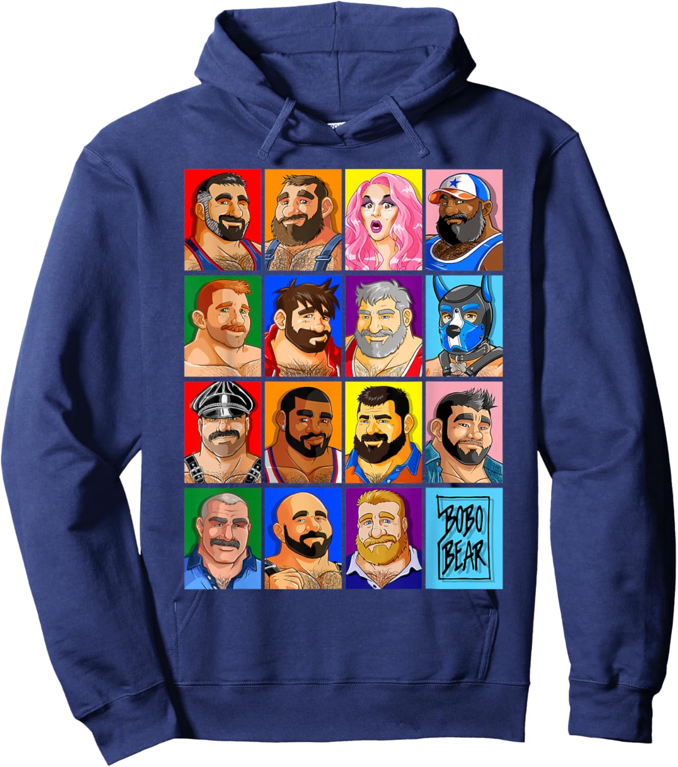 Happy Pride Hoodie - Hoodie | Navy