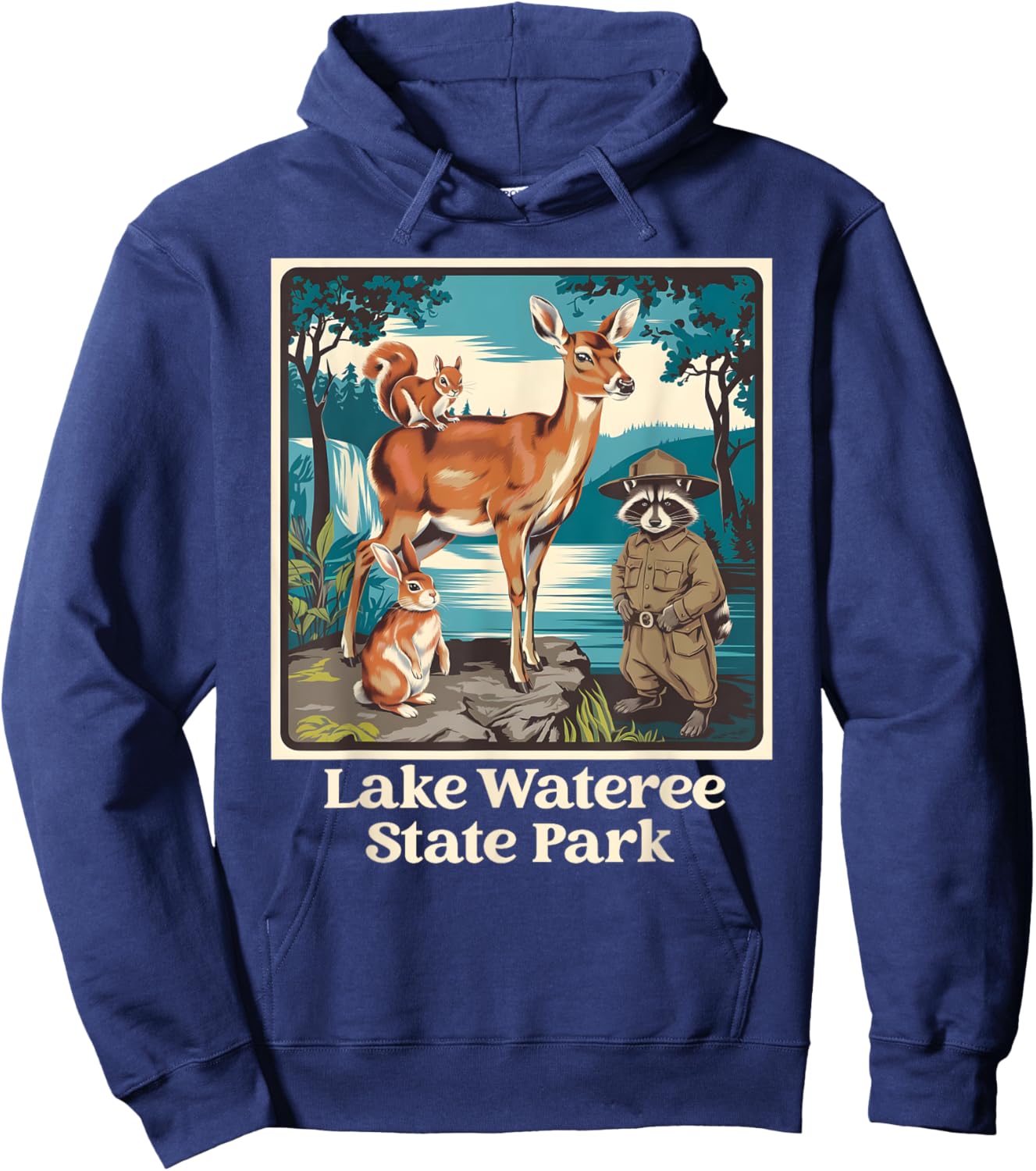 Lake Wateree State Park South Carolina Vacation Souvenir Hoodie - Hoodie | Navy