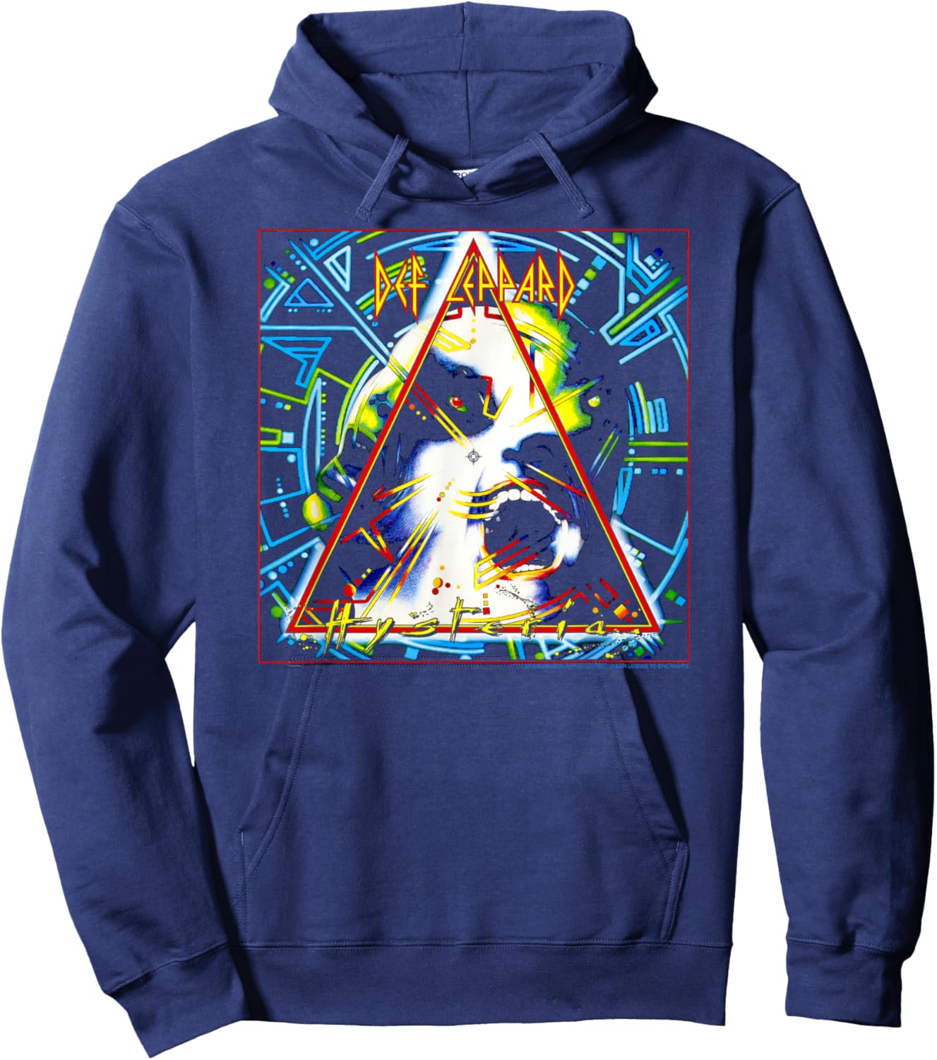 Def Leppard - Hysteria Hoodie - Hoodie | Navy