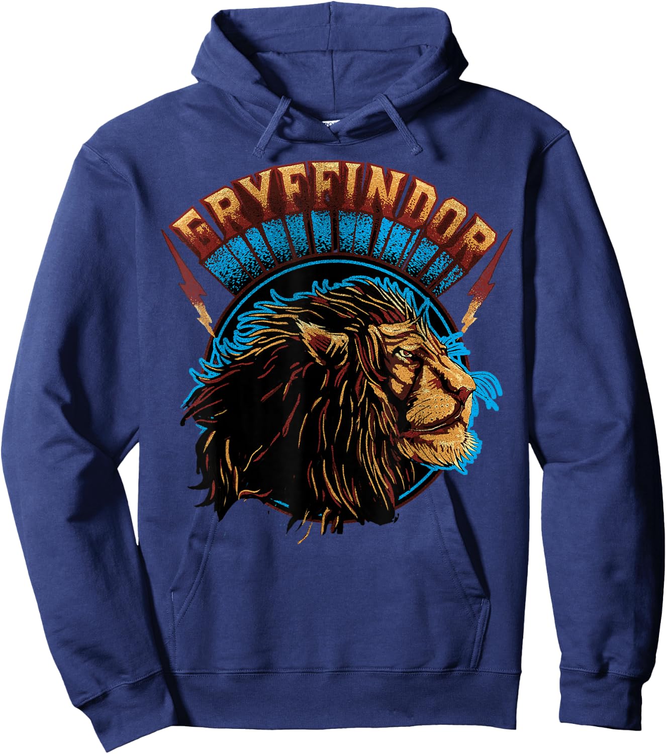 Harry Potter Gryffindor Lion Rock Hoodie - Hoodie | Navy