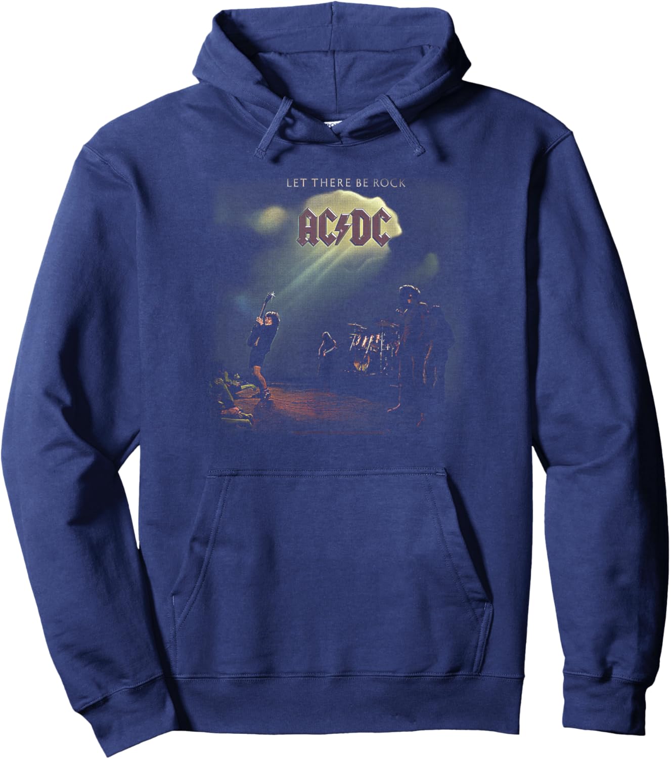 AC/DC - Let There Be Rock (International Cover) Hoodie - Hoodie | Navy