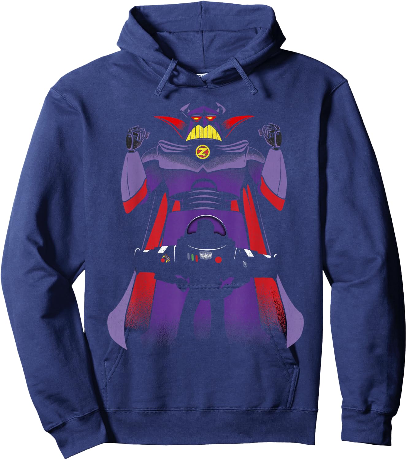 Disney Pixar Toy Story Zurg Behind Buzz Lightyear Hoodie - Hoodie | Navy