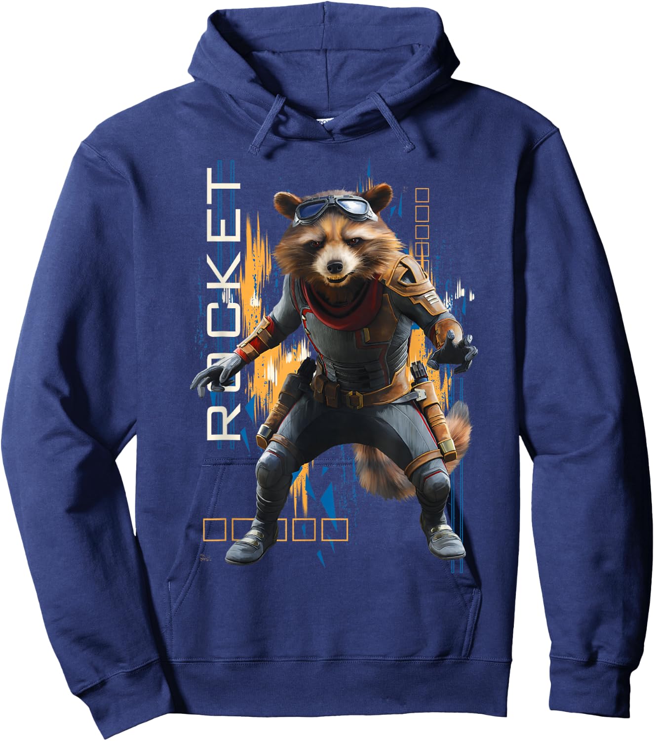 Marvel Avengers Endgame Rocket Action Pose Small Hoodie - Hoodie | Navy