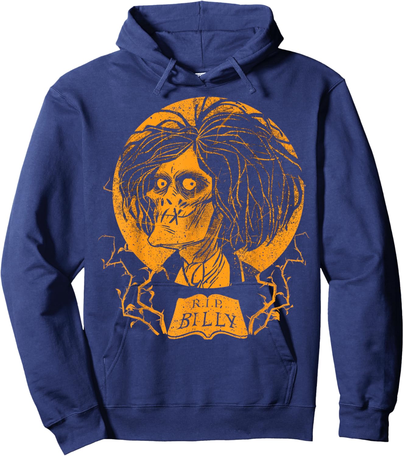 Disney Hocus Pocus RIP Billy Halloween Tombstone Retro Hoodie - Hoodie | Navy