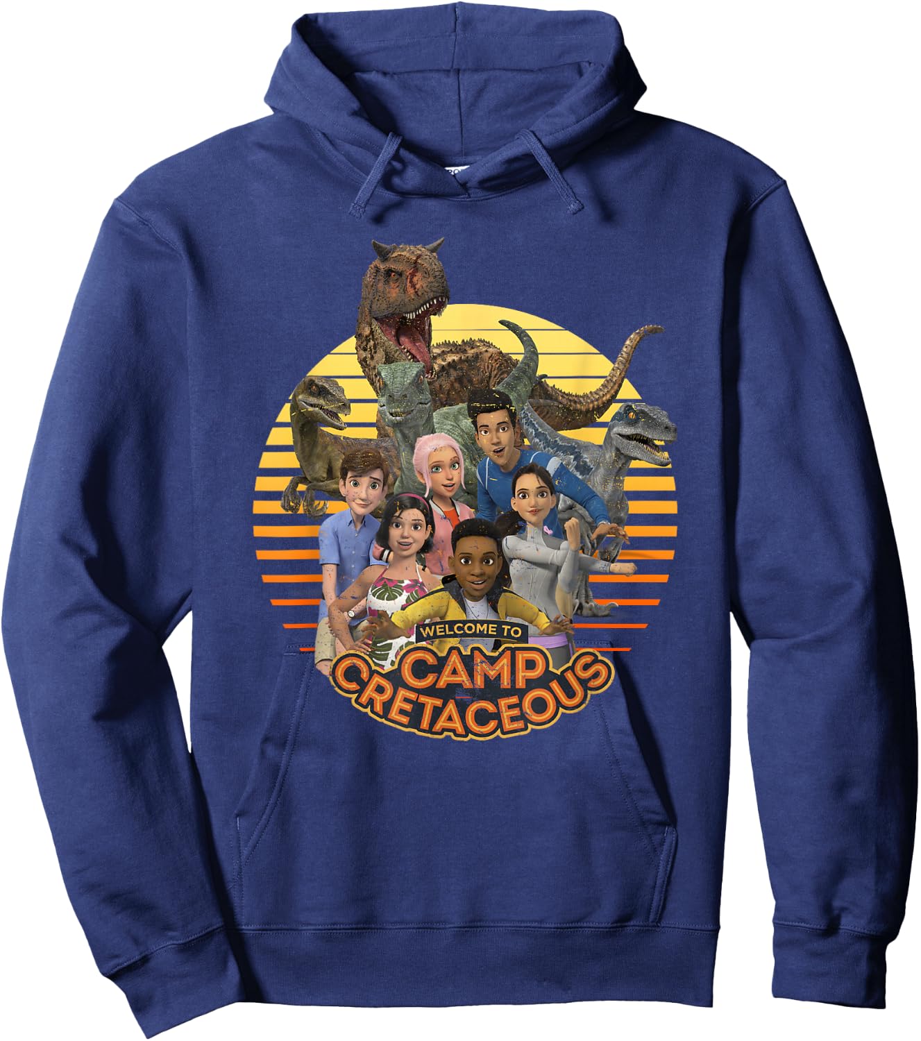 Jurassic World: Camp Cretaceous Group Shot Welcome Small Hoodie - Hoodie | Navy