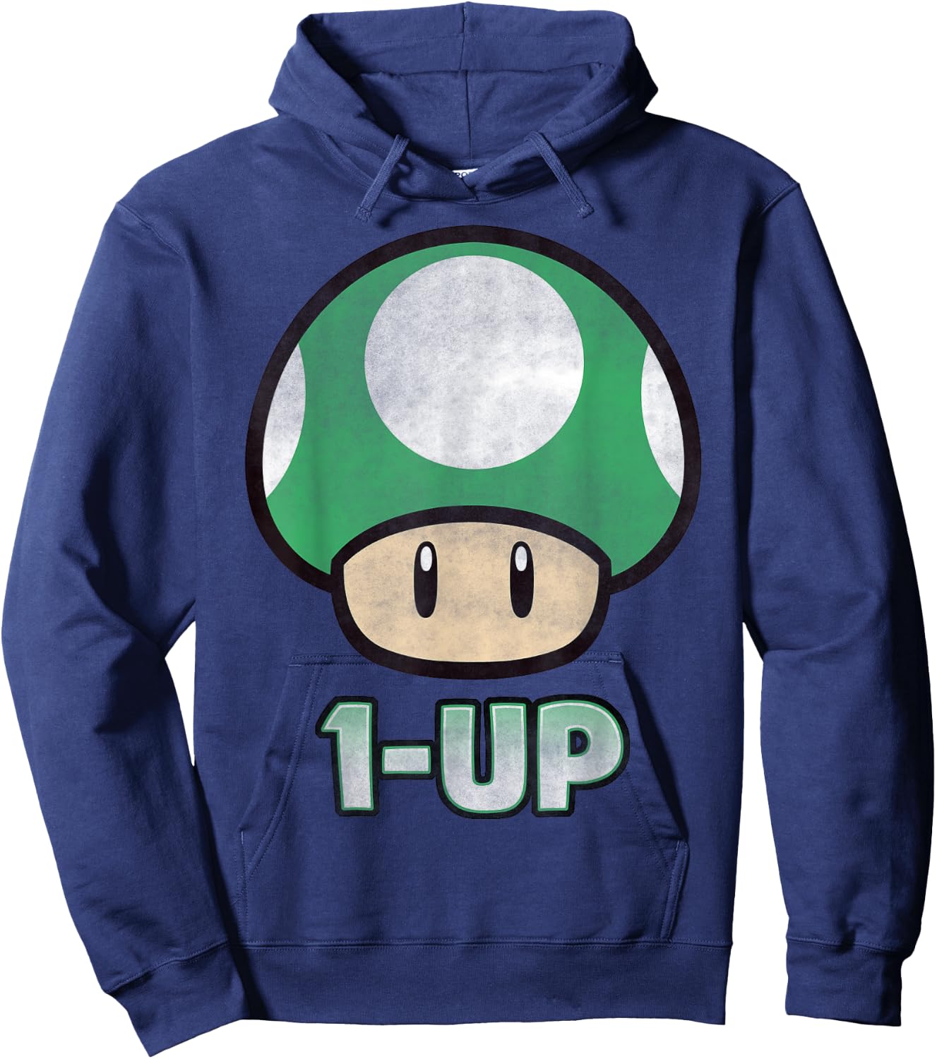 Super Mario 1-Up Mushroom Hoodie - Hoodie | Navy