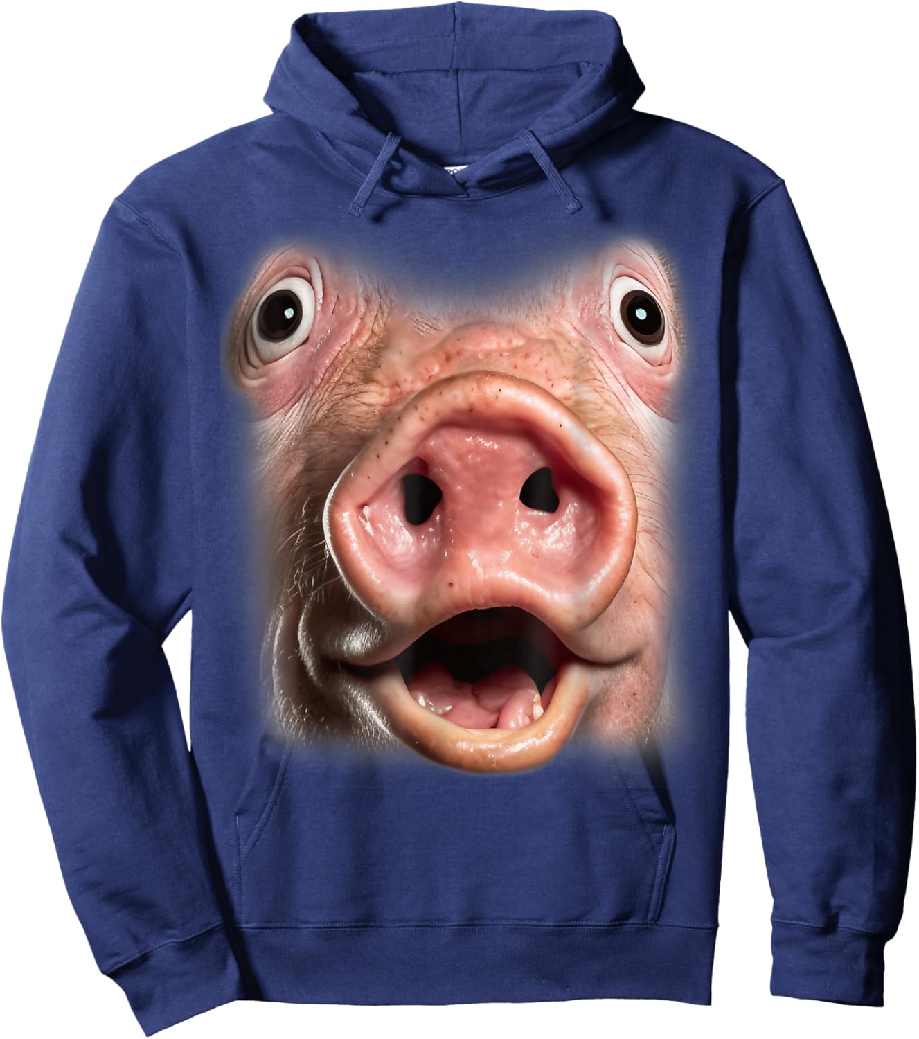 Funny Pig Face Funny Oddly Specific Dank Meme Hoodie - Hoodie | Navy