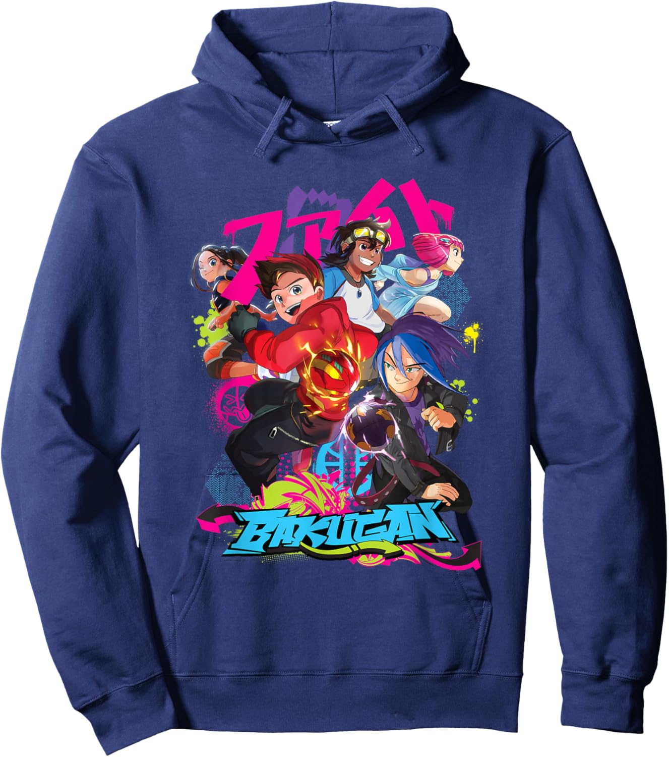 Bakugan Brawlers Team Hoodie - Hoodie | Navy
