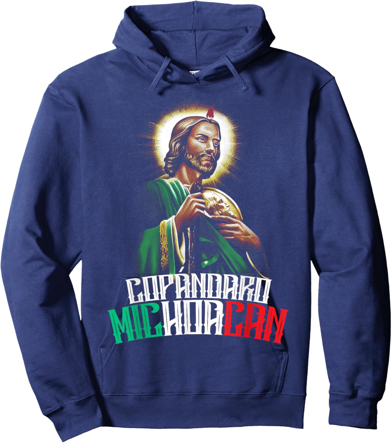 Saint Jude Thaddeus Copándaro Michoacán San Judas Tadeo Hoodie - Hoodie | Navy