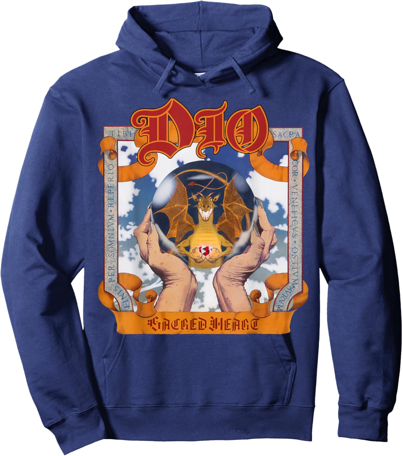 Dio – Sacred Heart Black Hoodie - Hoodie | Navy