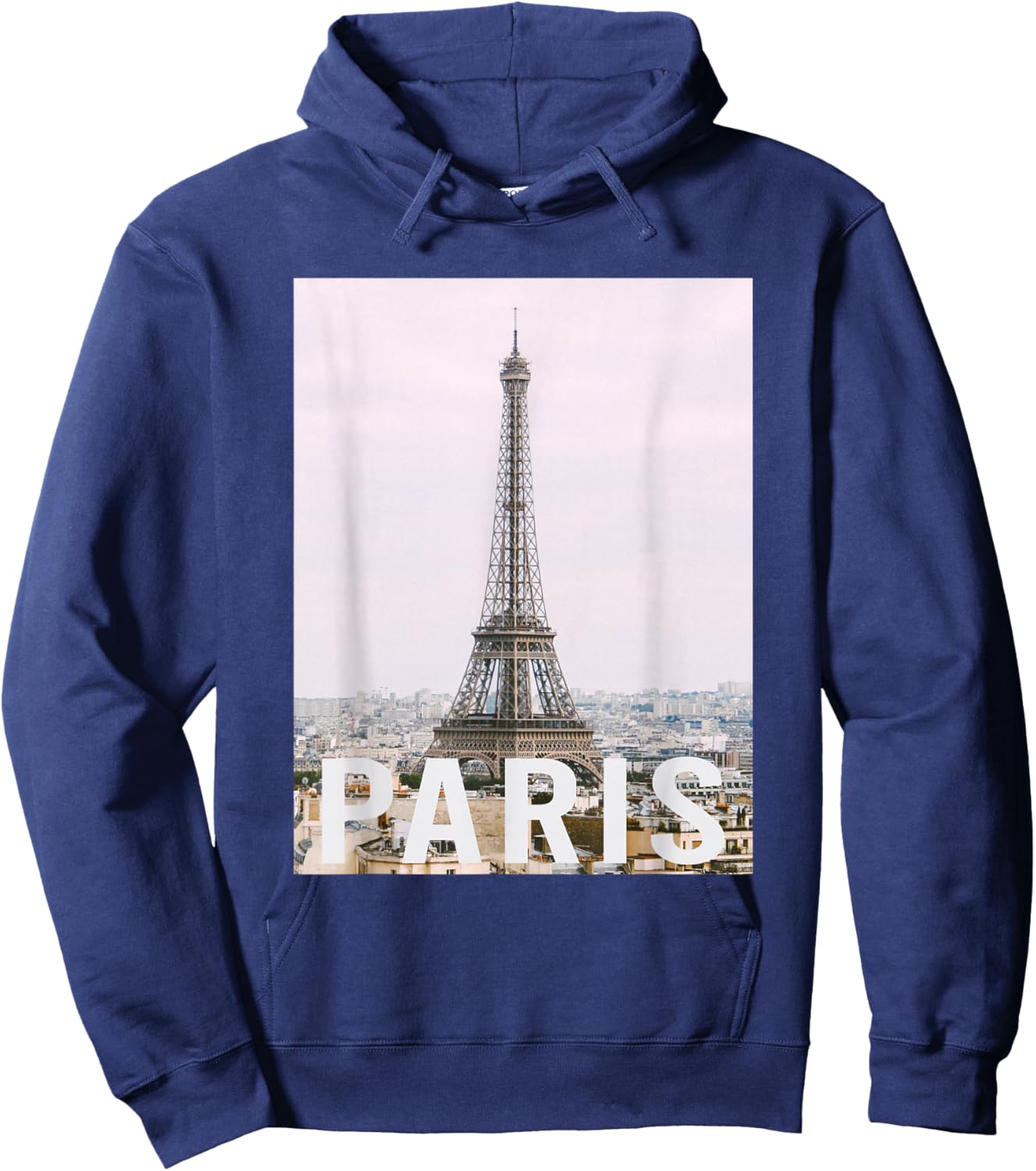 Paris - Eiffel Tower - Aesthetic Design - Classic Hoodie - Hoodie | Navy