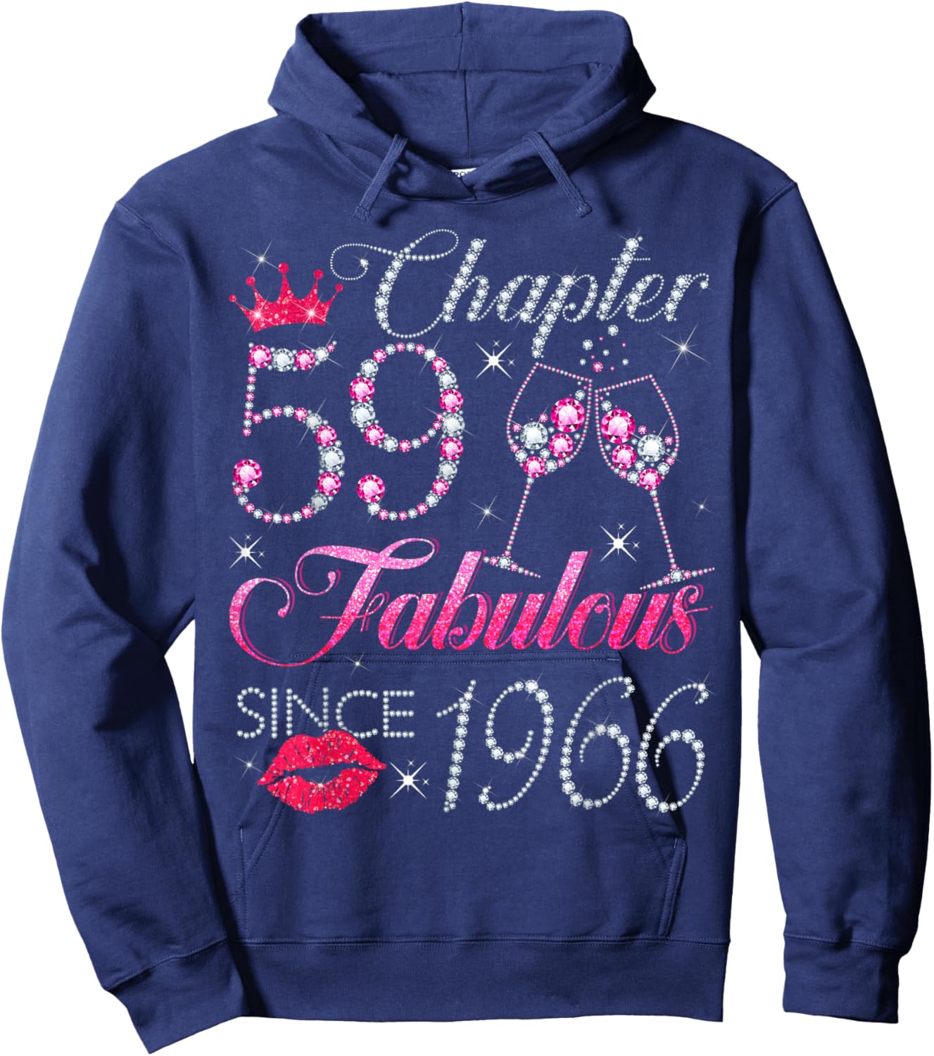 Chapter 59 Fabulous Since 1966 59Th Birthday Gift Hoodie - Hoodie | Navy