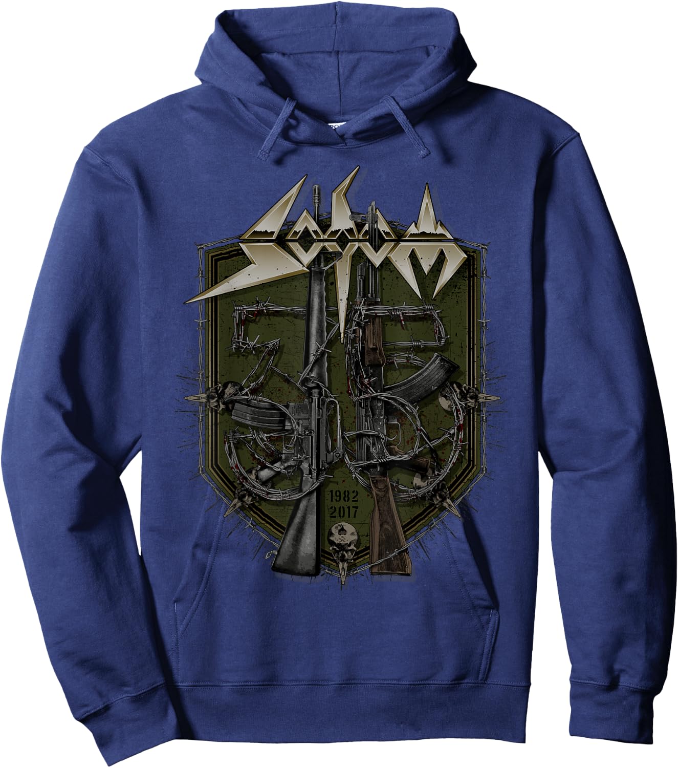 Sodom - 35 Years - Official Merchandise Hoodie - Hoodie | Navy
