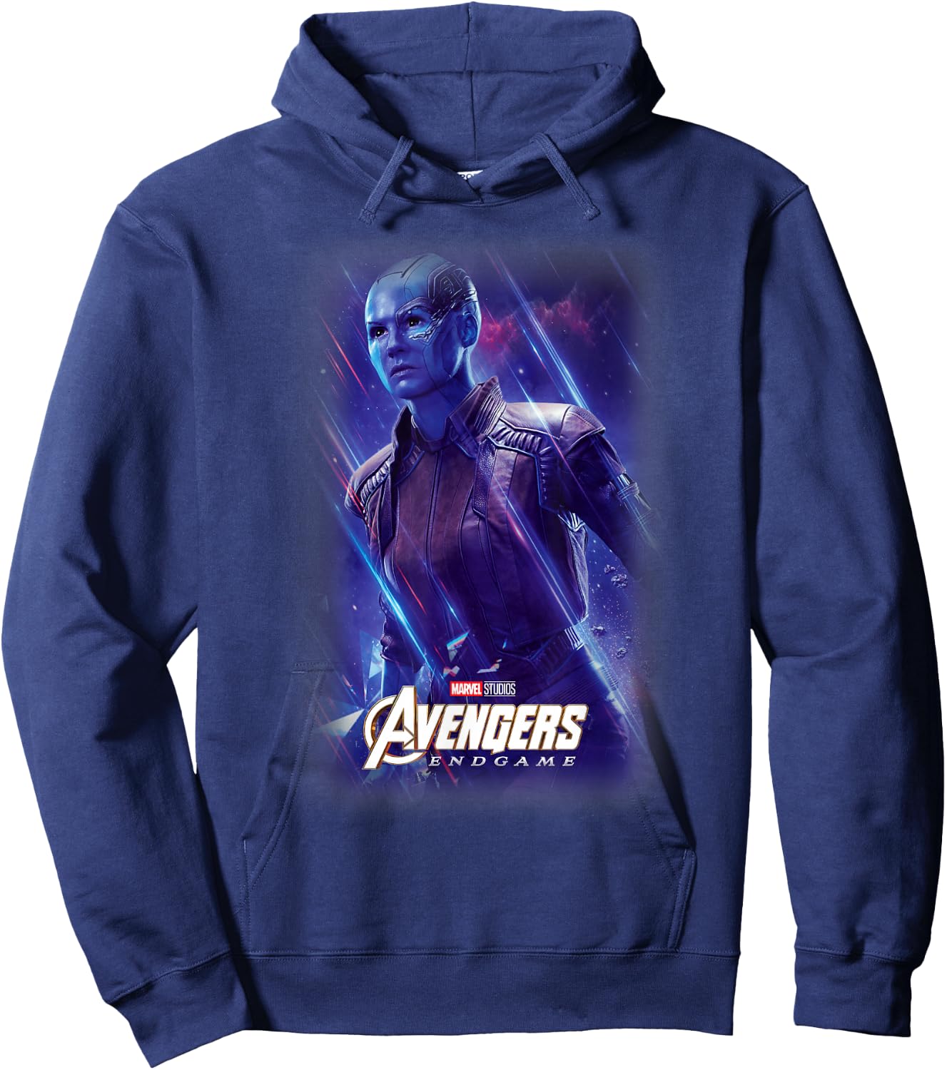 Marvel Avengers Endgame Nebula Galactic Poster Hoodie - Hoodie | Navy