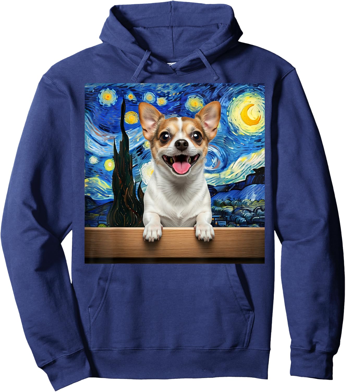 Chiweenie Starry Night Dog Lover Gift Men Women Kids Hoodie - Hoodie | Navy