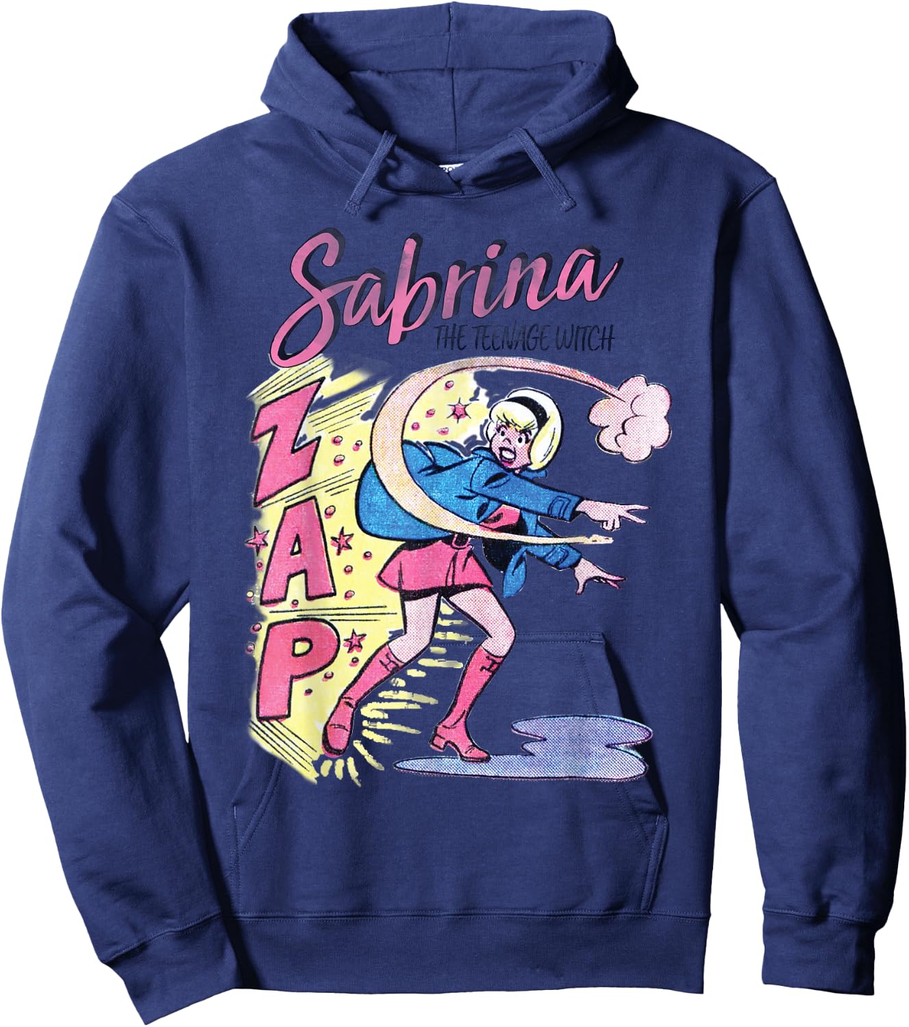 Sabrina The Teenage Witch Vintage ZAP Hoodie - Hoodie | Navy
