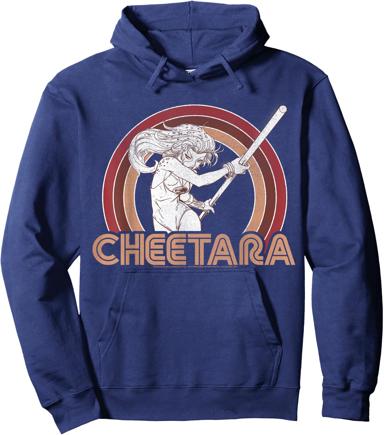 ThunderCats Cheetara Retro Rainbow Hoodie - Hoodie | Navy