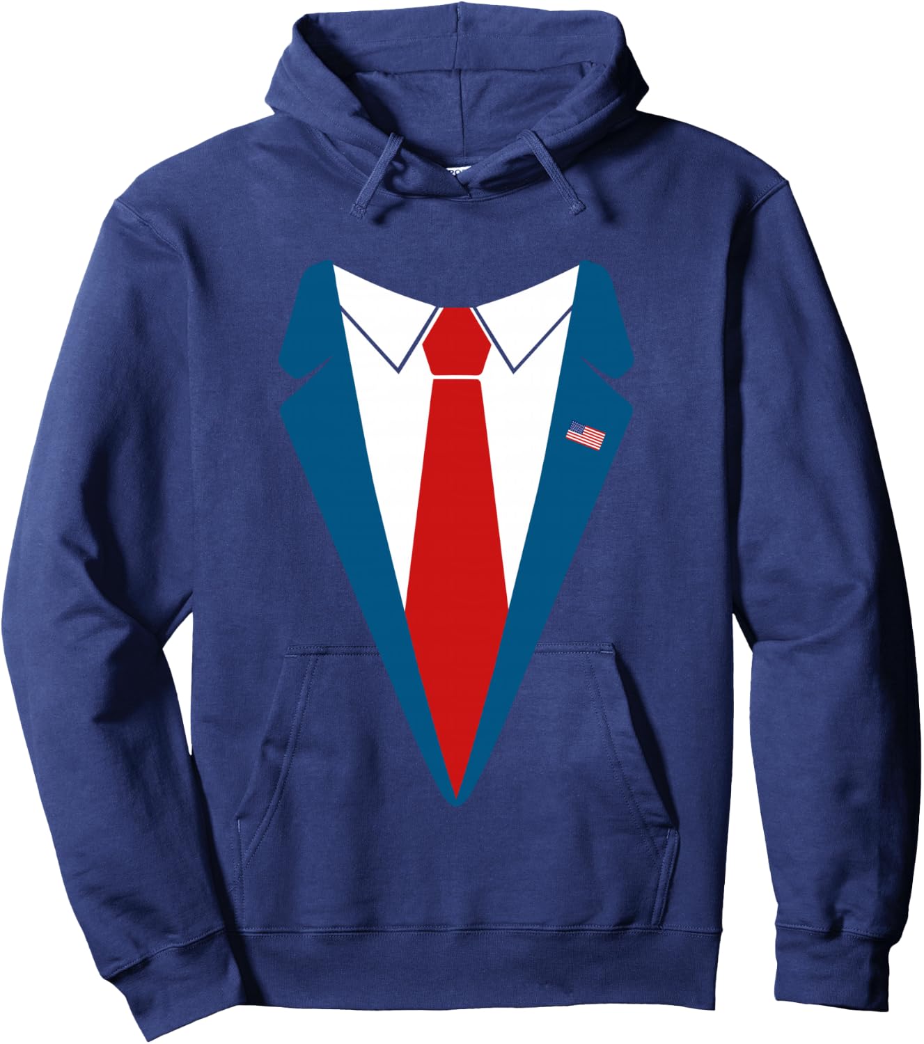 Trump Suit Halloween Costume Funny Cute Simple Fast gift Hoodie - Hoodie | Navy