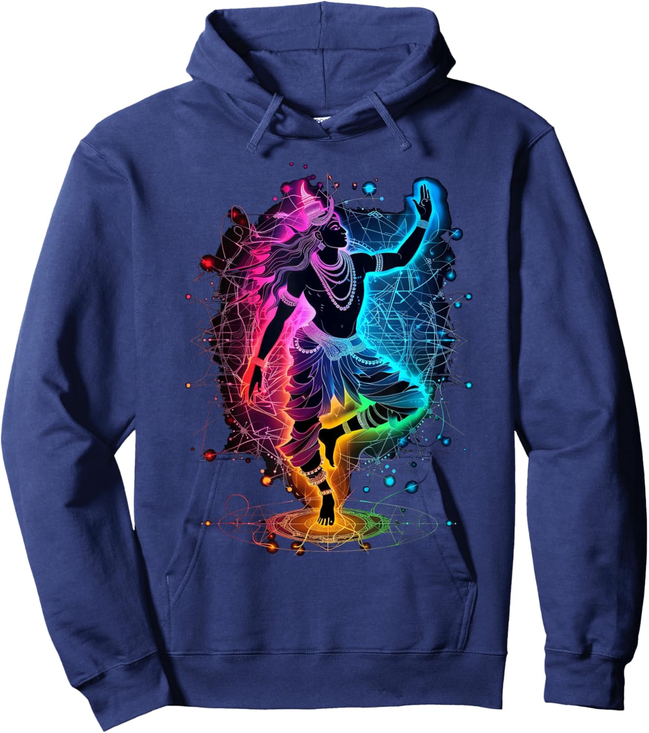 Shiva spiritual hindu god tandava dance yoga meditation Hoodie - Hoodie | Navy