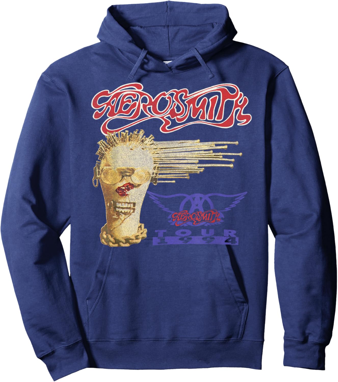 Aerosmith Amazon Exclusive - Get A Grip 1994 Tour Hoodie - Hoodie | Navy