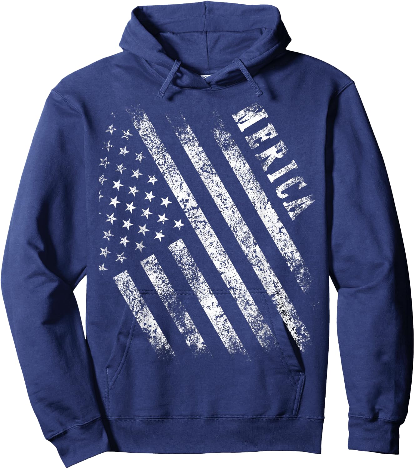 Merica Patriot American Flag USA 4th Of July Gifts Shirt Hoodie - Hoodie | Navy