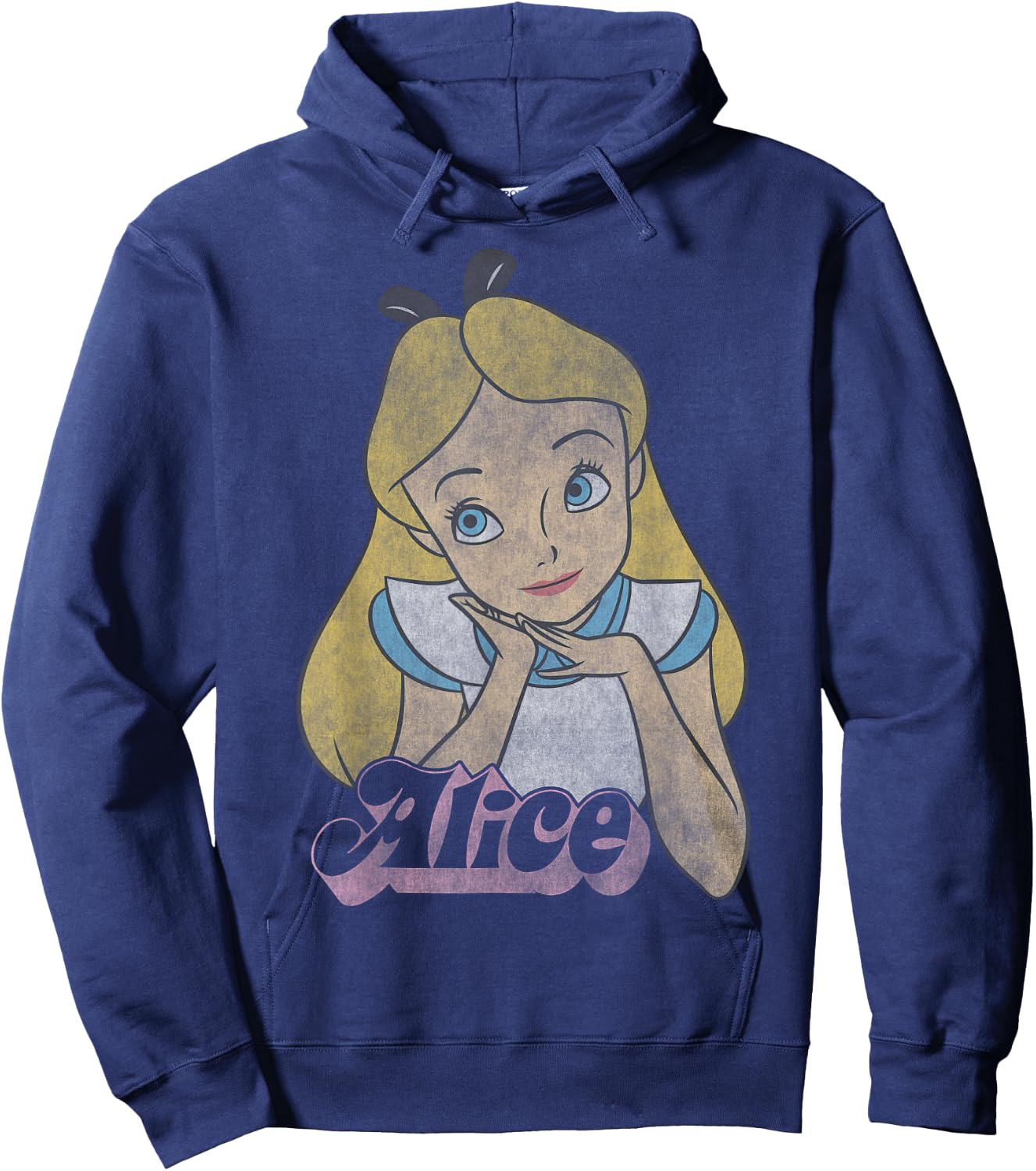 Disney Alice in Wonderland Alice Simple Portrait Hoodie - Hoodie | Navy
