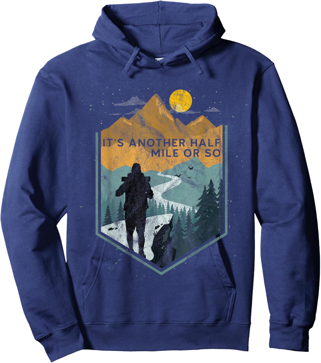 Its another half mile or so Mountain Hiking Hoodie - Hoodie | Navy