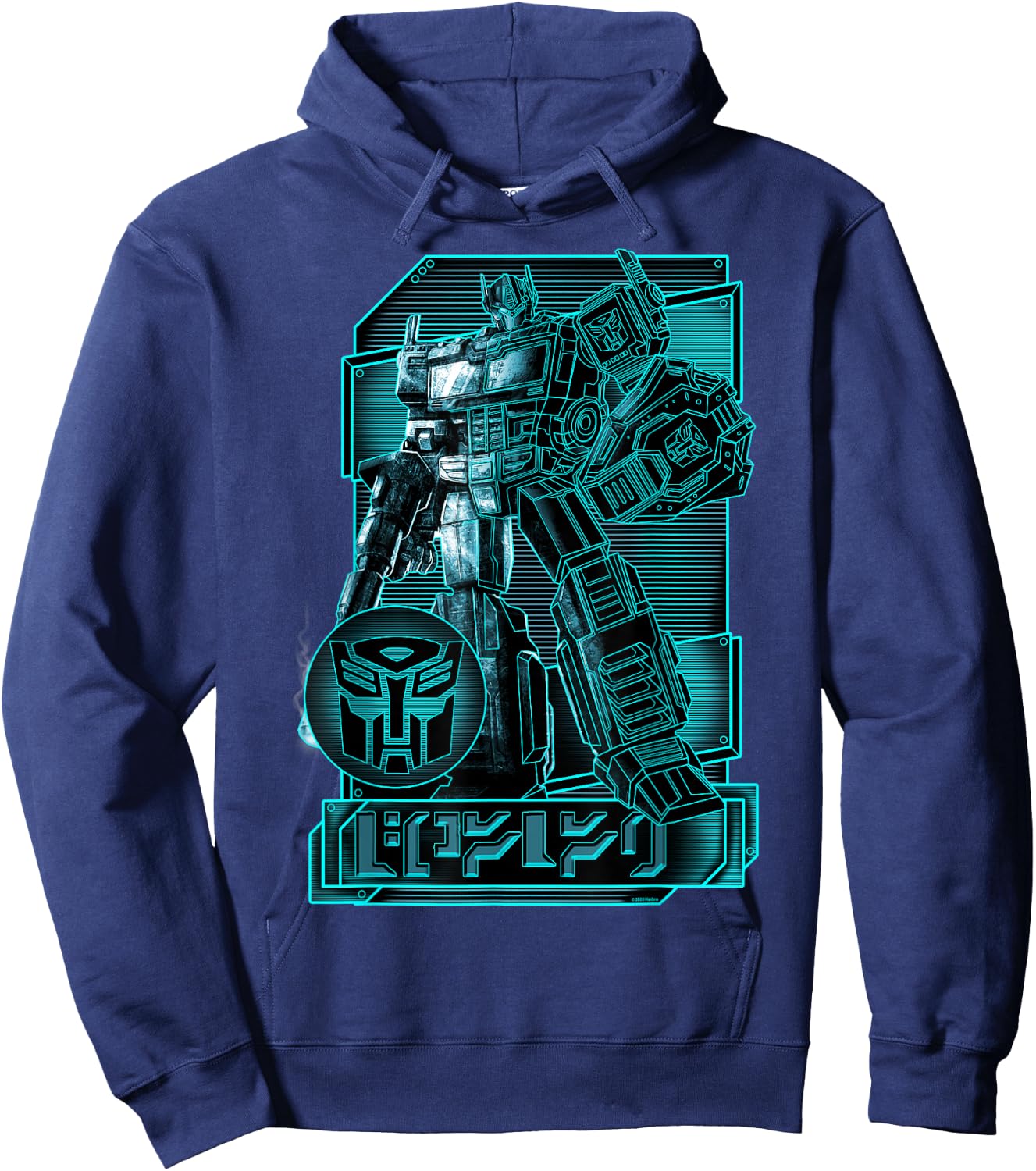 Transformers: War For Cybertron Optimus Prime Portrait Hoodie - Hoodie | Navy