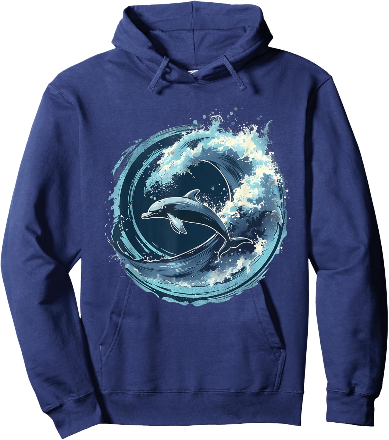 Dolphin Sea Ocean Dolphin Ocean Sea Animal Dolphin Lover Hoodie - Hoodie | Navy