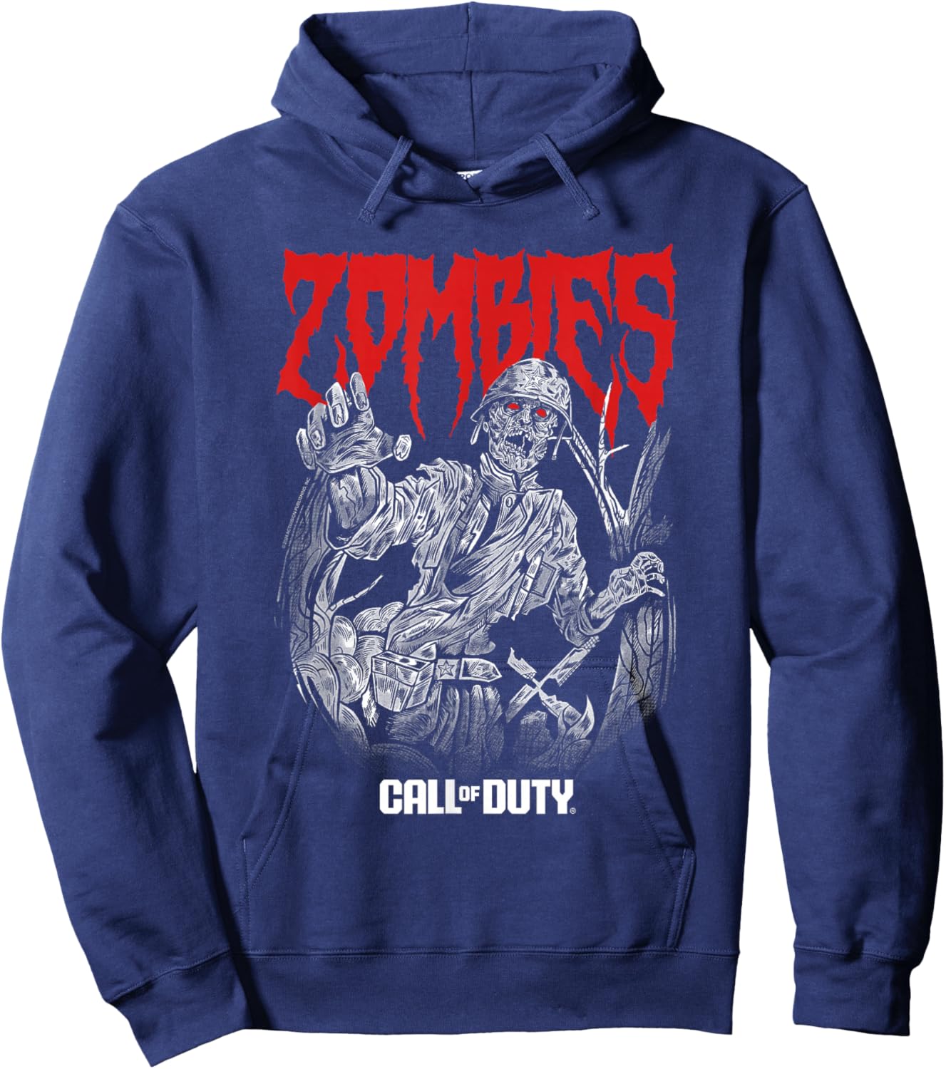 Call of Duty Zombies Gaming Hoodie - Hoodie | Navy