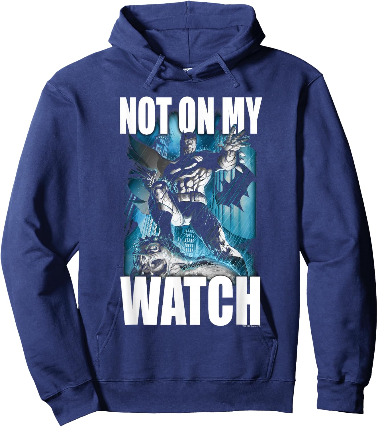 Batman Not On My Watch Hoodie - Hoodie | Navy