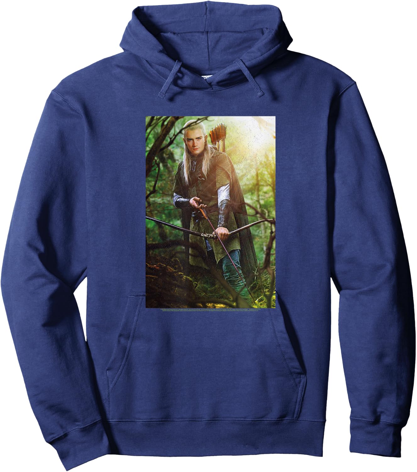 The Lord Of The Rings Legolas In The Dark Forest Hoodie - Hoodie | Navy