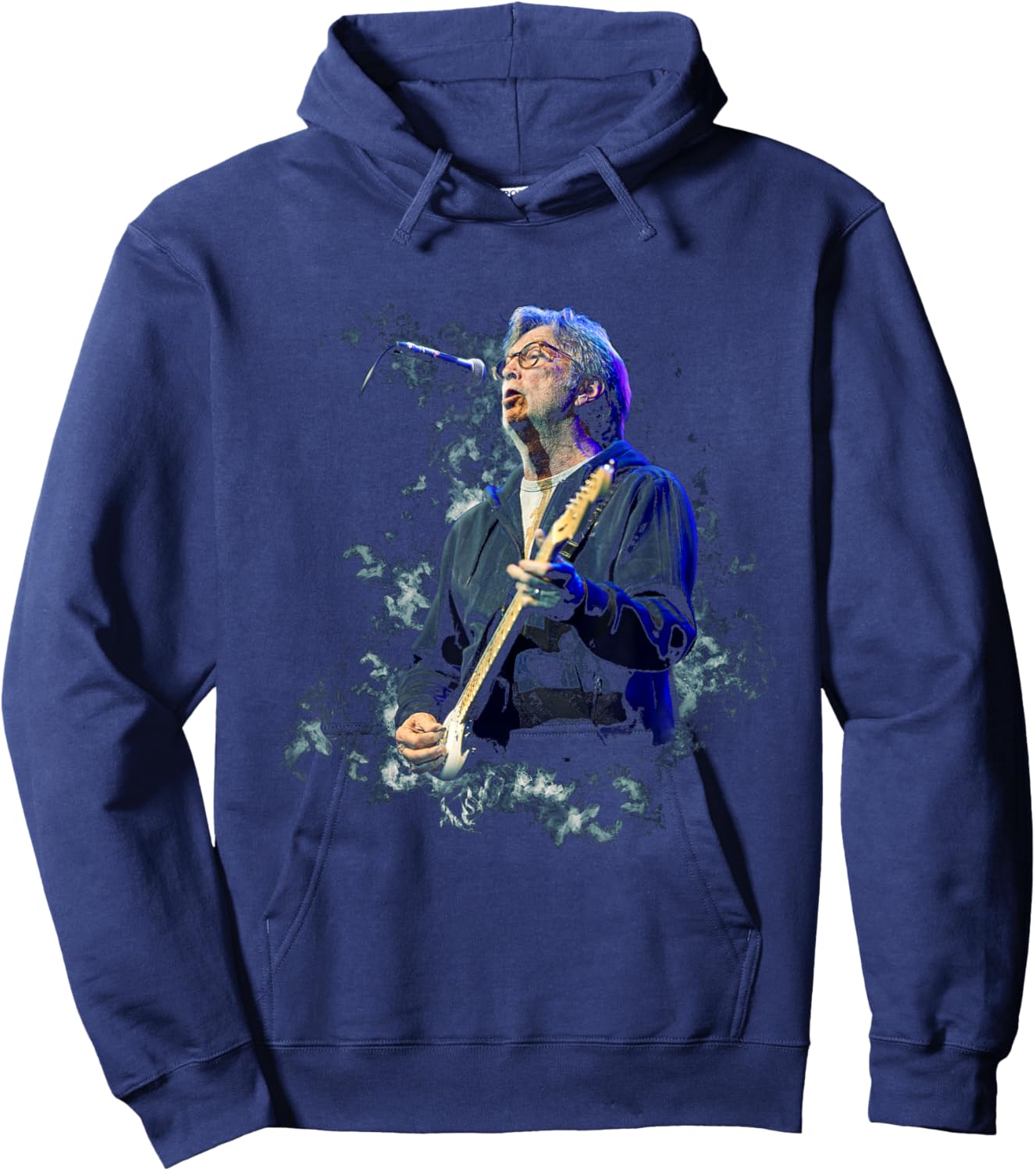 Eric Clapton at Paul Jones Charity Concert 2018 , Black, S Hoodie - Hoodie | Navy
