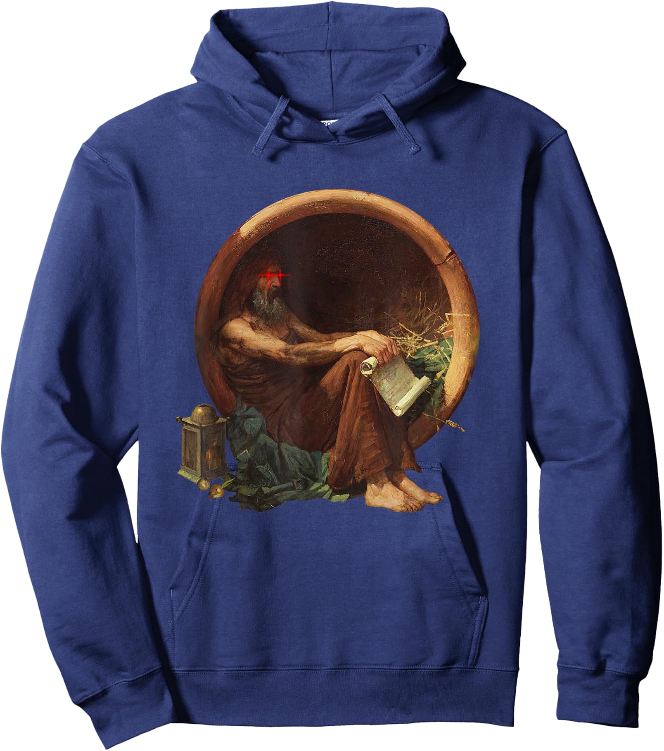 Diogenes gets Triggered - Mad Philosopher Hoodie - Hoodie | Navy
