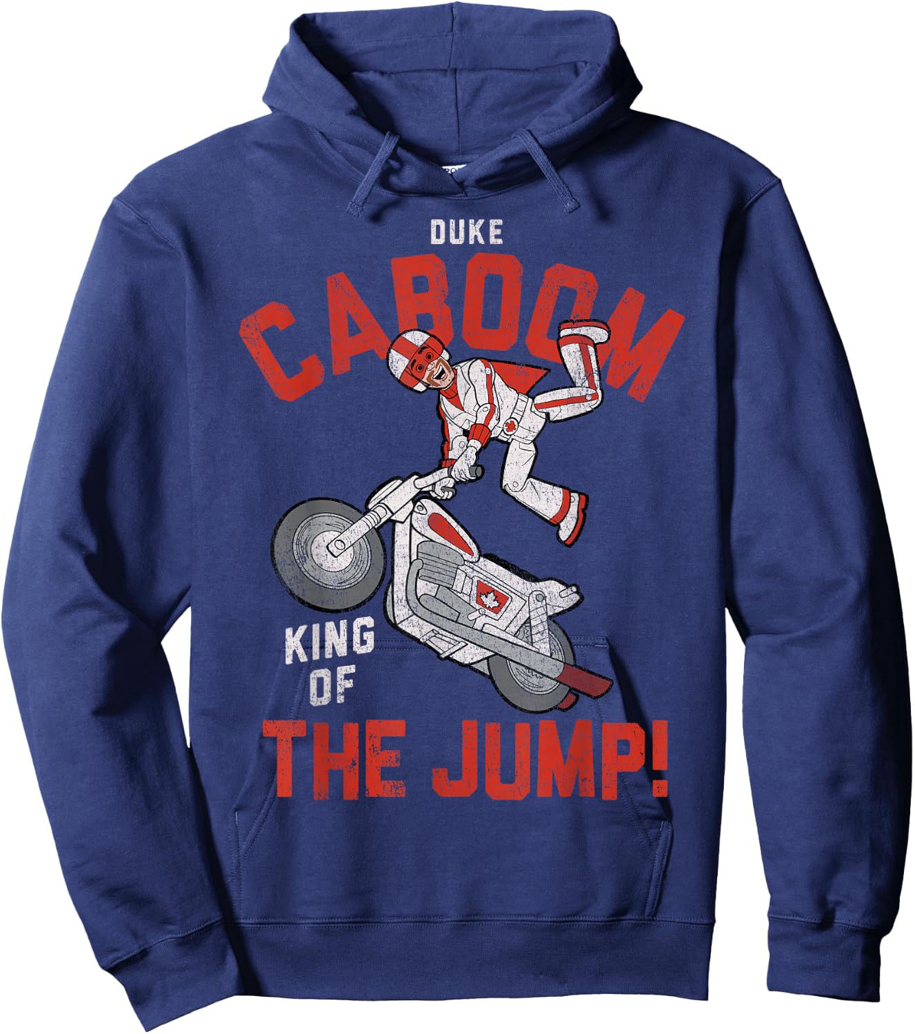 Disney Pixar Toy Story Duke Caboom King Of The Jump Hoodie - Hoodie | Navy
