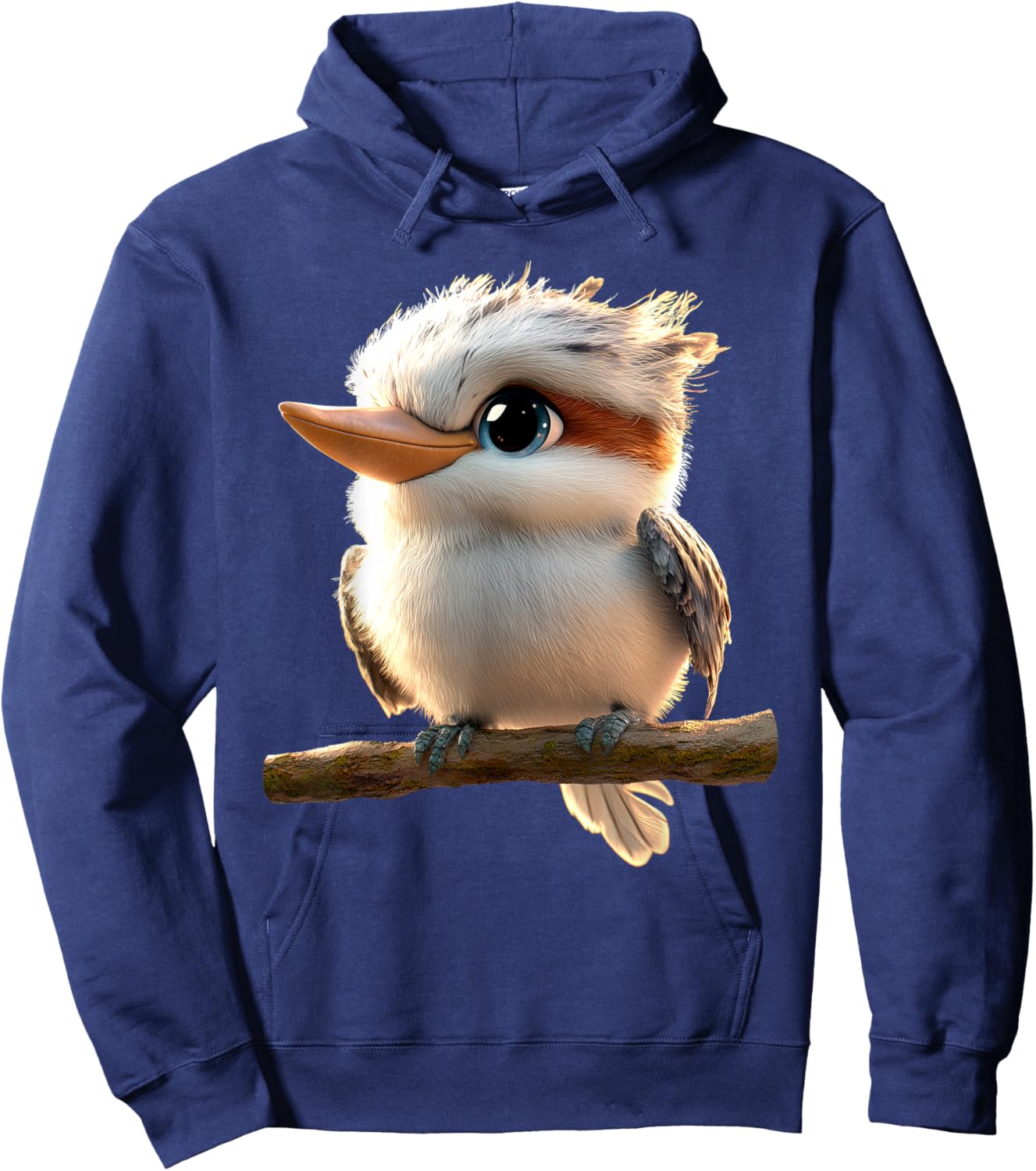 Kookaburra Bird Australien Birds Cute Laughing Kookaburra Hoodie - Hoodie | Navy