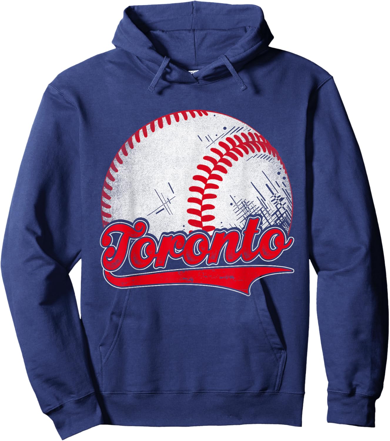 Vintage Toronto Graphic For Baseball Lover Men Women Hoodie - Hoodie | Navy
