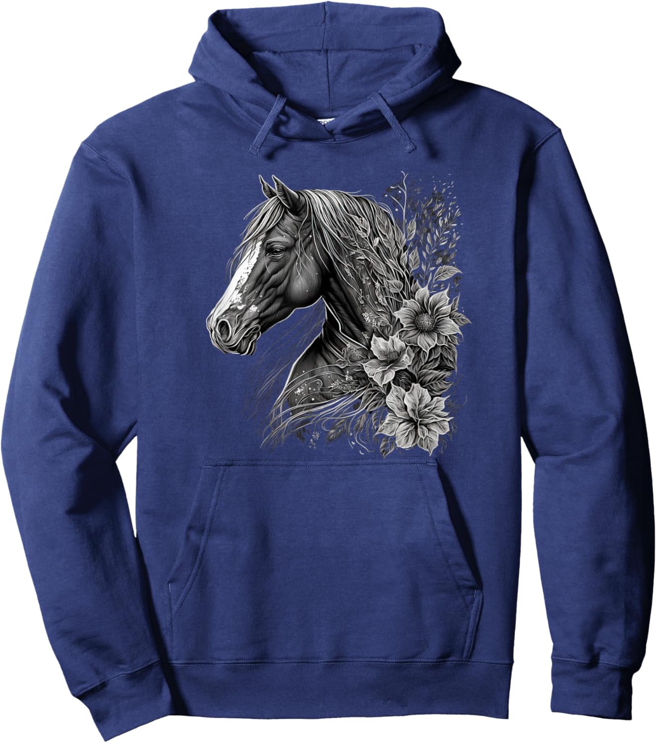 Horse Women kids Girls Riding Horse Lover Hoodie - Hoodie | Navy