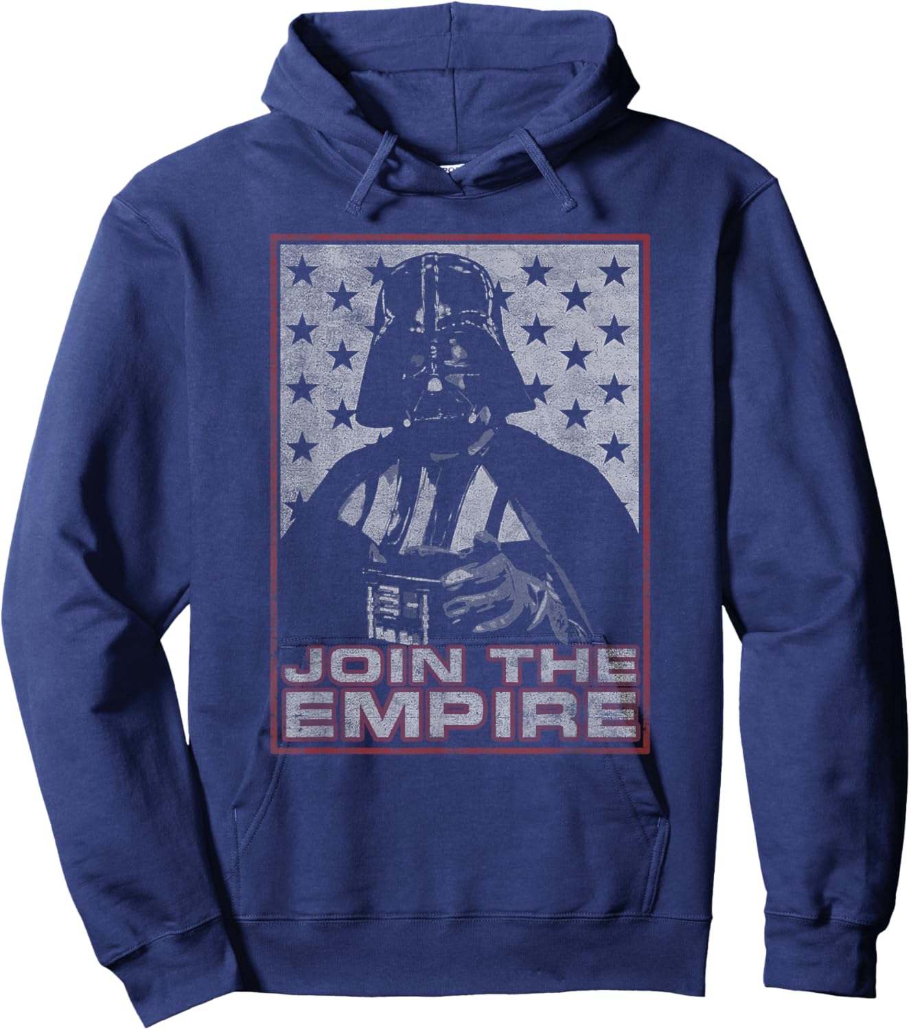 Star Wars Classic Join The Empire Darth Vader Distressed Ad Hoodie - Hoodie | Navy