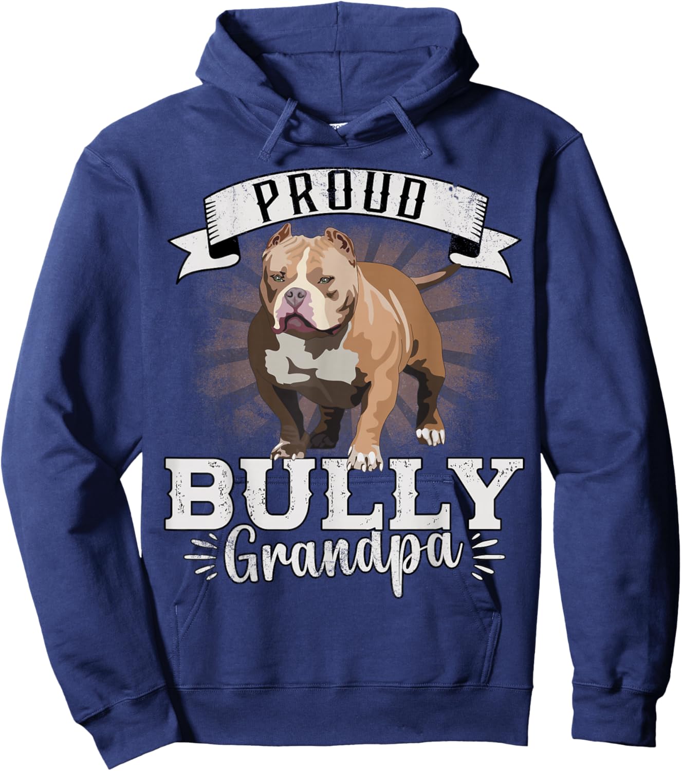 American Bully XL Dad Harness Accessories Bully Pitbull Hoodie - Hoodie | Navy