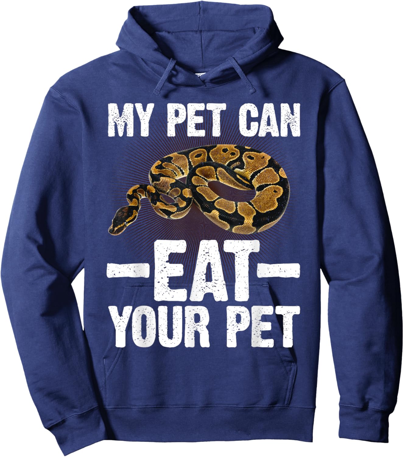 Ball Python Design Women Snake Reptile Python Lover Hoodie - Hoodie | Navy