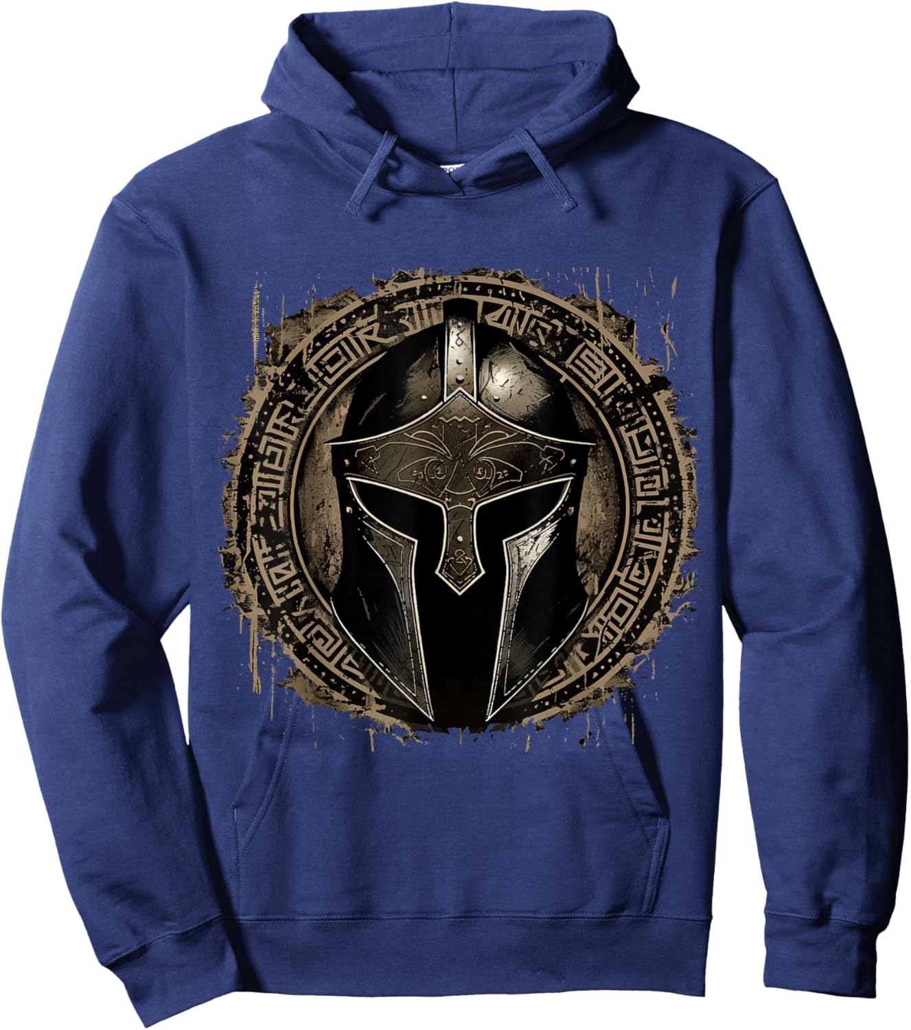 Sparta Spartanischer Kämpfer Helm Leonidas Spartaner Herren Hoodie - Hoodie | Navy