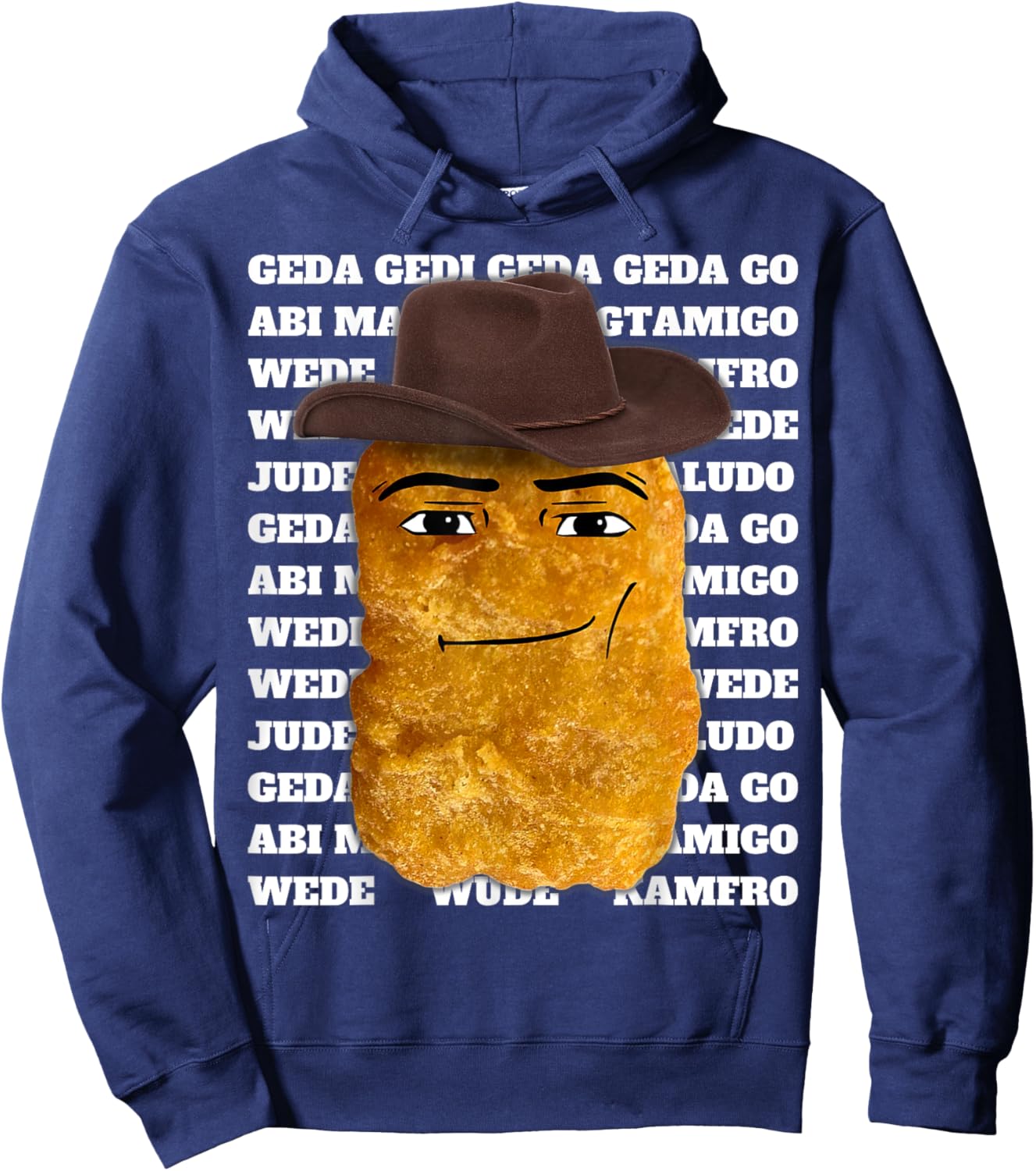 Cowboy Chicken Nugget Hoodie - Hoodie | Navy